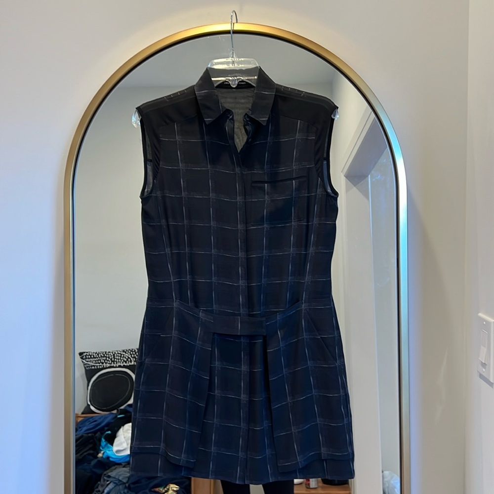 All saints plaid top